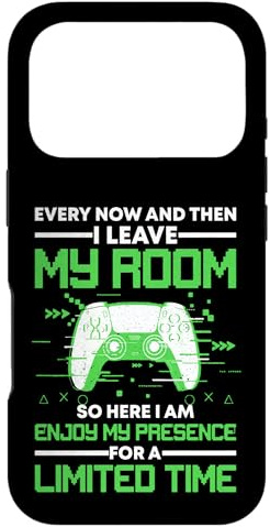 Funny Gaming Every Now And Then I Leave My Room Gamer Case for iPhone 17 Pro