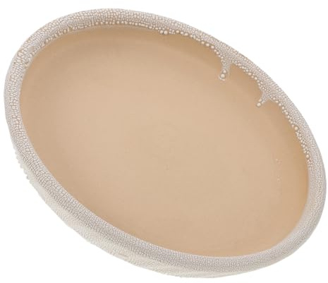 Levemolo Sottovaso in Ceramica Rotondo per Piante da Interno Vassoio Raccogli Acqua da 20 CM Base Stabile per Vaso da Fiori Compatibile Vasi Piccoli e Medi