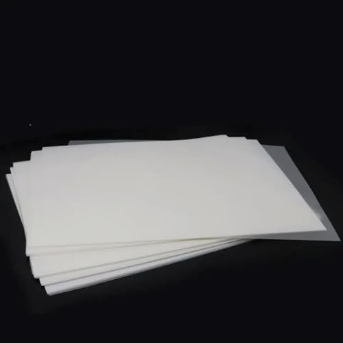 Pellicola di trasferimento per stampante per stampa a caldo con inchiostro bianco Pellicola in PET 33x48 cm per stampa DTF compatibile con stampanti a getto d'inchiostro
