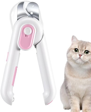 Tagliaunghie Per Artigli Di Gatto - Accessorio per Toelettatura con Luce LED - Toelettatura Animali | Cura Domestica Bagno Viaggio Quotidiana