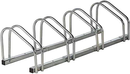 Dunlop Sport - Metall Fahrradständer für 4 Räder - Fahrradhalter Bodenständer Wand und Bodenmontag - 100cm