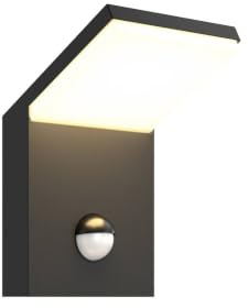 Lucande LED Wandleuchte aussen mit Bewegungsmelder, Wandlampe IP54 Außenleuchte Sensor 7,9W 680lm Außenwandleuchte Garten Balkon Terrasse