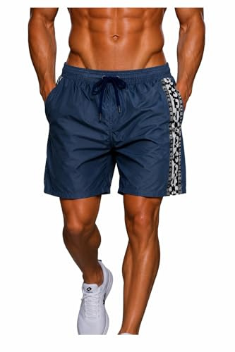 Lotto Costume Uomo Boxer Mare Pantaloncini da Bagno - T Shirt Uomo (48409 Cobalto, XL)