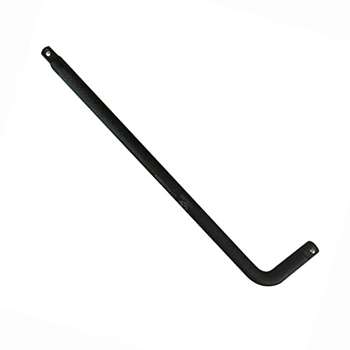 Socket Accessory L-Shape Extension Handle with 1/2 Drive L Shape Handle Wrench Socket Adaptor(350mm)