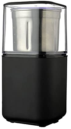Molinillo de café eléctrico, molinillo de café y especias desmontable de 200 W, molinillo compacto de acero inoxidable, molinos de grano little surprise