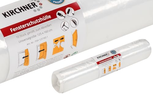 10 x Simproflex Fensterschutzhülle 125 x 160cm (10 Stück)