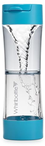 Whirlbottle The World’s First Drink-And-Play Water Bottle | Sensory Fidget Stress ADHD Kids Tweens Teens Vortex Cyclone Tornado In STEM Science Connector Tube Toy | Clear BPA-Free Tritan Plastic 21 oz