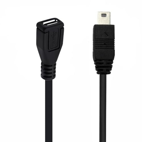 innov8 USB 2.0 Mini B 5-Pin Male to Micro USB Female Extension Cable 0.3m