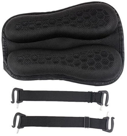 VENCENTE Motorbike Seat Cushion, Universals Motorcycle Gel Seat Pad Rider Comfort Cushion Motorbike Mesh Cover Shock Cooling Seat Pad Breathable Absorption And Pressure Relief