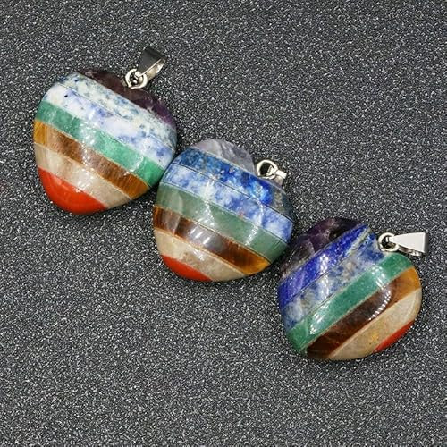 30 mm, 10 Stück, Liebesperlen zur Armbandherstellung, Edelsteinperlen/Charm/Anhänger zur Schmuckherstellung, bunt, 30 mm, 10 Stück