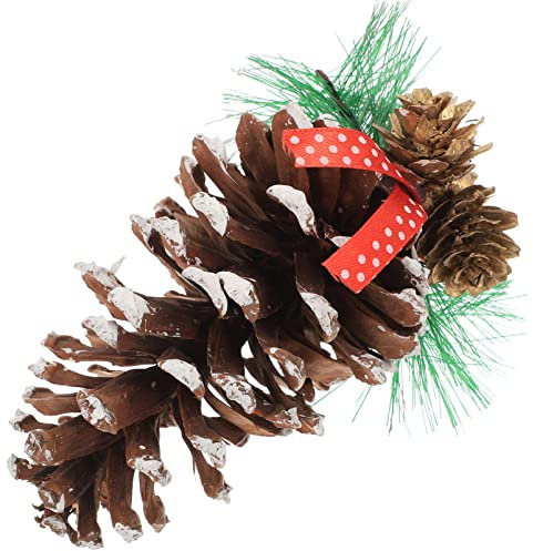 Alipis Tannenzapfen-anhänger Aus Natürlichen Tannenzapfen Weihnachtsbaum-dekor Zapfen-Ornament Dekorative DIY-Weihnachtsbaum-anhänger Hängende Verzierung Für Herbst- Und Winterdekoration