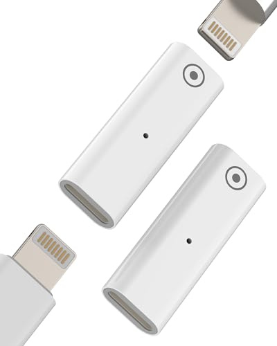 Adaptador Lightning hembra a para Lightning hembra (2 Pack) para Apple Pencil 1ª generación conector para iPad Pro lápiz cargador reemplazo carga accesorios