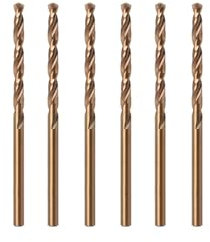 Misuyue 8% Cobalt Drill Bits, Metal Drill Bit Set 1.5mm, 6pcs HSS M42 Carbide Twist Drill Bit for Metal Stainless Hard Steel Aluminum, Wood Drill Bits