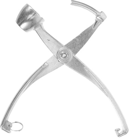 IMIKEYA Snocciolatore di Ciliegie e Olive in Metallo Compatto Pinza Levatorsoli Rosso Ergonomico per Uso Quotidiano in Cucina