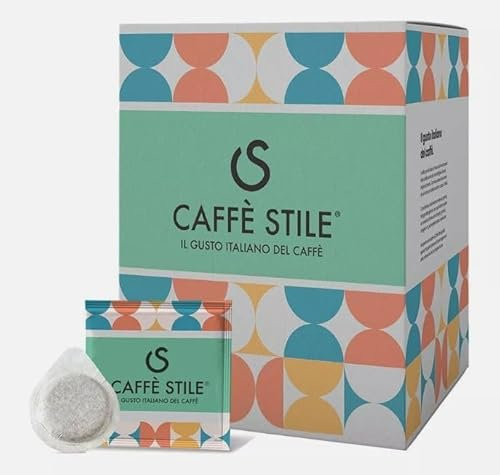 Caffè Stile Kit ESE 44mm, 150 Cialde Caffè Italiano con Kit Accessori, Include Bicchieri, Palette e Bustine di Zucchero 150 pezzi