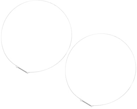Waschmaschinen Dichtring 35cm 2 Stück Edelstahl für Frontlader | Stahldraht, Silber, Ersatz für Türmanschette, Stabile Montage bei Austausch