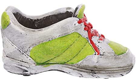 Didiseaon Imitation Shoe Succulent Flower Pot for Indoor Decor Creative High-Top Design Ceramic Material Unique Decorative Planter