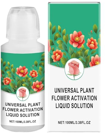 Alimento Para Flores - Abono Líquido 100ml - Accesorios Jardín Para Geranios Tomates Orquídeas Hortensias Pepinos