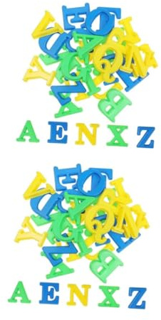 VANZACK 52 Stck. Teiliges Sandspielzeug Buchstaben Formen aus Robustem Kunststoff Bunte Alphabet Sandformen für Lernspaß Am Strand und Familienspiel für Buchstaben und Zahlenvermittlung