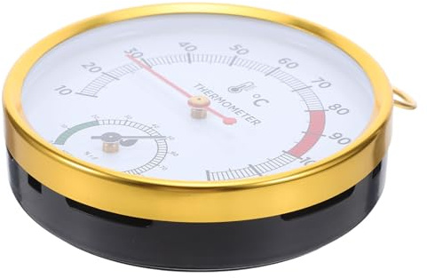 DOITOOL Sauna Termómetro Higrómetro Resistente al Calor con Sensor de Alta Precisión y Colgante para Medición de Temperatura y Humedad Salas de Vapor y SPA Interior