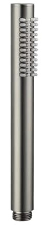 Cyberwork Soffione Doccia Portatile in Acciaio inossidabile 304 ad alta Pressione Doccia a Risparmio Idrico Con Ugelli in Gomma di 48 Fori in Silicone Facile Pulizia G1/2 soffione doccia (Grigio)