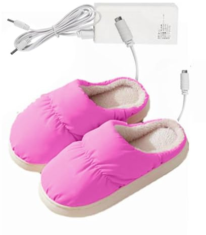 Uppvärmda sneakers - elektrisk fotvärmare - fotuppvärmda tofflor, elektrisk värmare med USB-laddare, skovärmare för kvinnor och män