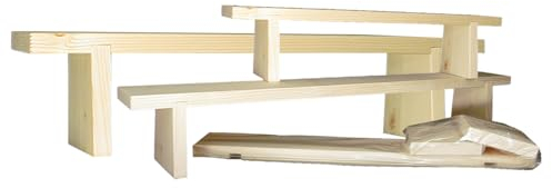Ratags Konsole, groß, Erhöhung für Schwibbogen 8 cm tief, Untersatz ohne Beleuchtung
