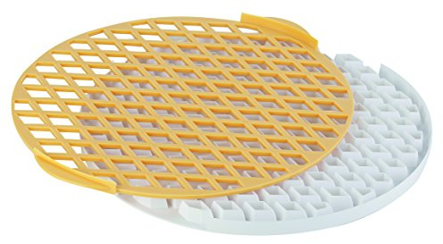 Tescoma 630898 Delícia Reticolo Tagliapasta per Crostata, Plastica, Giallo/Bianco, Diametro 30 cm