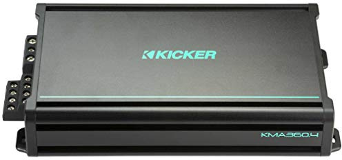Kicker 48KMA3604 KMA360.4 4x90w 4-Ch Weather-Resistant Full-Range Amplifier