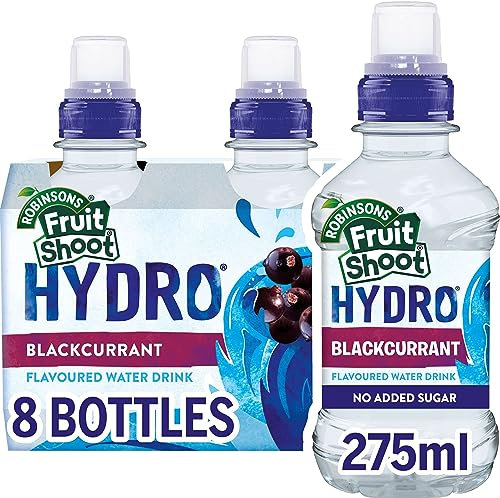 FRUIT SHOOT Hydro Blackcurrant Fruit Flavoured Water, 275ml (Pack of 8)