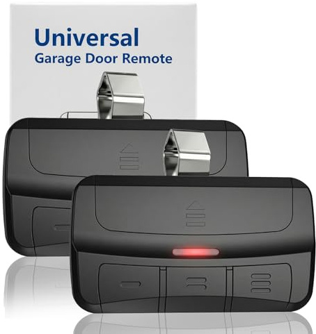 Universal Garage Door Opener Remote 3-Button Compatible with LiftMaster Chamberlain Craftsman Genie Overhead Door Linear Wayne Dalton Opener has Learn Button or DIP Switch Programmable