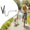 iPetba Fahrradleine für Hunde mit Quicklock und Abstandhalter - Fahrrad Hundeleine mit Stoßdämpfern und Schnell Befestigungsmechanismus Für Laufen, Radfahren, Draußen