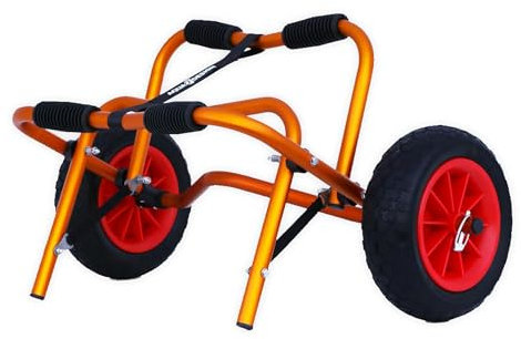 CampSup Aquadesign AK 9002 SUP/Kajak-Transportwagen auf Rollen Kajakwagen Kanuwagen Bootswagen Trolley Surfwagen Faltbar Bootstrailer