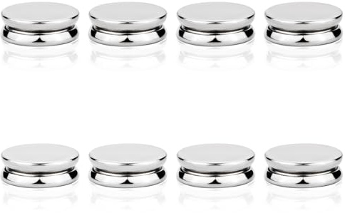 8 Stück Hijab Magnetnadeln,1,4 cm Vielseitig Einsetzbar Hijab Magnetische Pins Hijab-Magnete Ohne Haken Starke Magnetische Hijab-Nadeln Nadellose Brosche für Frauen Kleidung (Farbe D)