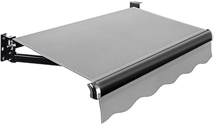 Sonnenschutz Ersatzstoff Mit Volant Markisenvolant (6.5x4.9ft) 2x1.5m Markisentuch Markisenbespannung Markise Markiese Ersatzstoff UV-beständig Regen-und Für Balkon Terrasse Innenhöfen Ohne Rahmen Rot