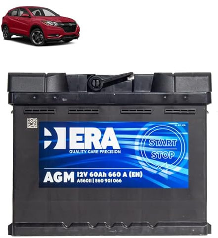 Batteria 60Ah A.G.M. per Honda HR-V 1.5 i-VTEC benzina 2014+