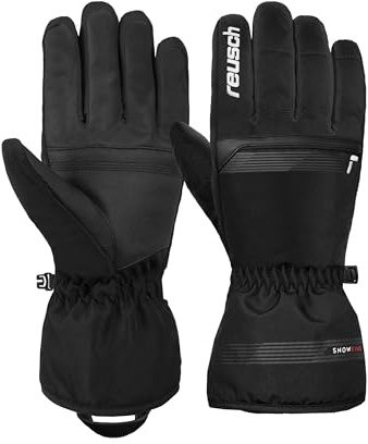 Reusch Guantes de esquí Unisex Resistentes al Viento y extratranspirables, Guantes de esquí Softshell, Guantes de Nieve, Guantes de Invierno para Hombre y Mujer