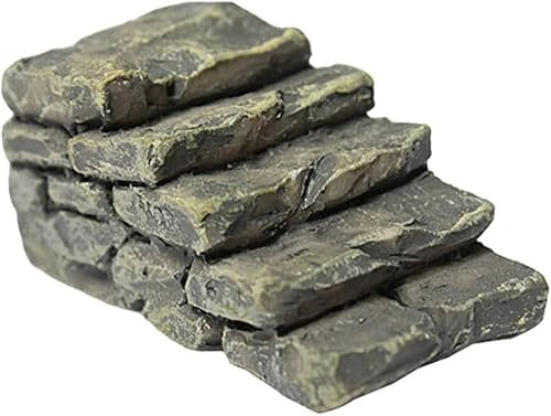 Miniature Resin Bridge Straight Stairs Stone Steps Garden Fairy Ornament Flower Pot Plant Micro Landscaping Decor Bonsai Craft Outdoor Décor Outdoor Statues