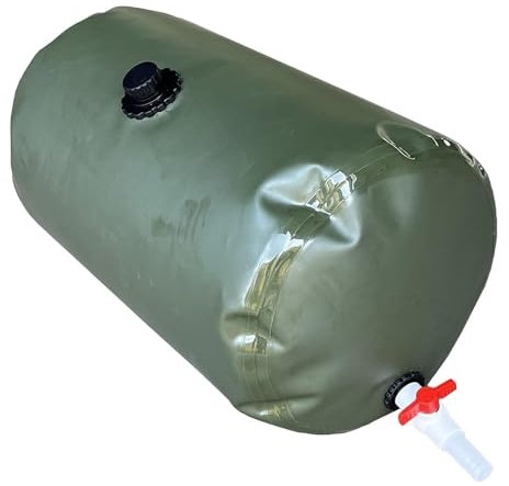 Suixtil Water Bag Tank Carrier Großvolumige Wasserblasen, Zylinderwasserspeicher, Notfallzisternen für Garten und Landwirtschaft, Regenwassertanks/-behälter,(D 1M-W 0.6M/471L/124 gal)