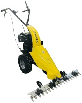 Nemura Motofaucheuse Thermique Tractée 173cc - Coupe de 87cm - Utilisation sans Effort - Qualité Professionnelle - Marque Française