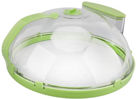 Cubierta para Salpicaduras de Microondas, Cubierta para Alimentos para Horno de Alta Temperatura, Mantiene el Microondas Limpio, Calienta Más Rápido y de Forma Más Eficaz,
