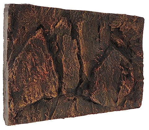 VICASKY Fond Décoratif 3D en PU pour Aquarium De Reptiles, Panneau Arrière en Pierre Naturelle, Dimensions Environ 1 Cm, Décoration Reptile, Plaque De Fond Réaliste pour Terrarium
