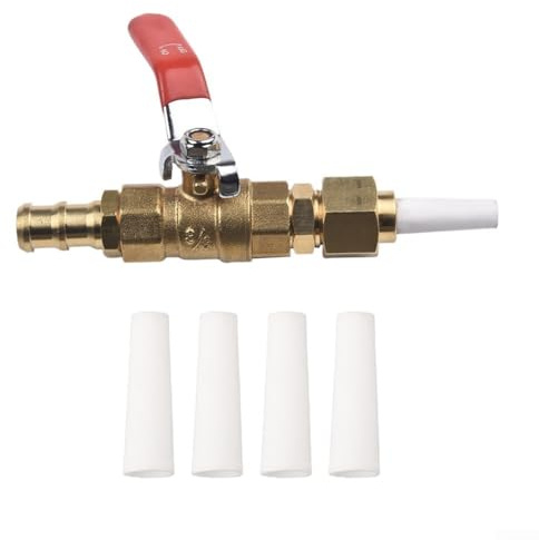 Ceramic Sandblasting Firearm Assembly, Valve Type Sandblaster Tools with Brass Ball Valve and Connector Replacement