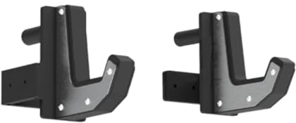 Baoblaze 2 x J-Haken für Power Rack, Langhantelhalter, strapazierfähig, Fitness, Heim-Fitnessstudio-Zubehör, Krafttrainingsgeräte, Stahlbefestigung