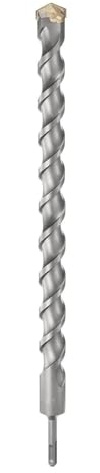 1 Stück 500 mm extra langer Bohrhammer-Steinbohrer, 12-35 Hartmetallspitze SDS-Plus Beton-Schlagbohrer for Ziegel, Stein und Zementblöcke((16mm))