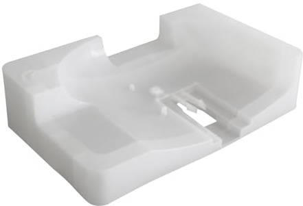 Droppskål kylskåp för kompressor frys avdunstningsskål till kylskåp skål avdunstnings plast reservdelar (225 x 140 x 55 mm)