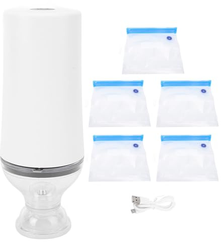 Pompe à vide portable Pompe de scellage sous vide électrique pour sacs de stockage Consommables d'impression 3D et utilisation d'emballage sous vide à haut rendement