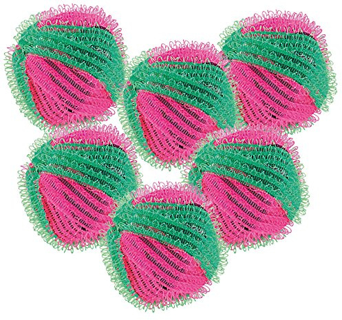 Rosenstein & Söhne Fusselbälle: 6er-Set Mini-Waschbälle mit 3 cm, gegen Flusen & Fusseln (Wäscheball, Fusselsammler Waschmaschine, Fusselball Trockner)