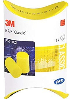 3M E-A-RFit Earplugs (XA007703680) - 12 boxes, 1 pair per box