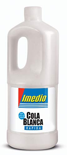 Pegamento Imedio | Cola blanca manualidades de secado transparente | 1Kg